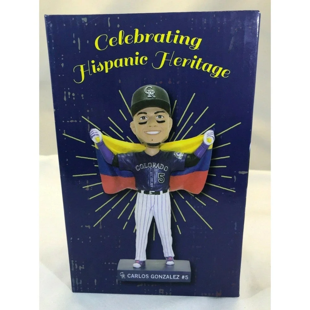 Colorado Rockies Carlos Gonzalez Cargo Celebrating‎ Hispanic Heritage Bobblehead